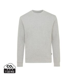Bluza z niebarwionej bawełny z recyklingu Iqoniq Denali - szary (013), L