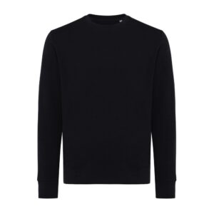 Lekki sweter Iqoniq Etosha, bawełna z recyklingu - czarny, 4XL