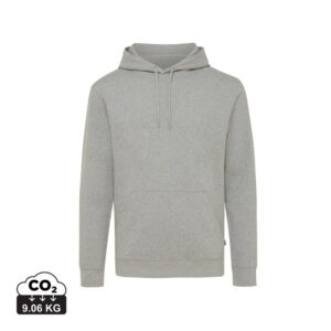 Bluza z kapturem z niebarwionej bawełny z recyklingu Iqoniq Torres - szary (013), L
