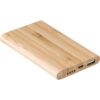 Bambusowy power bank 4000 mAh