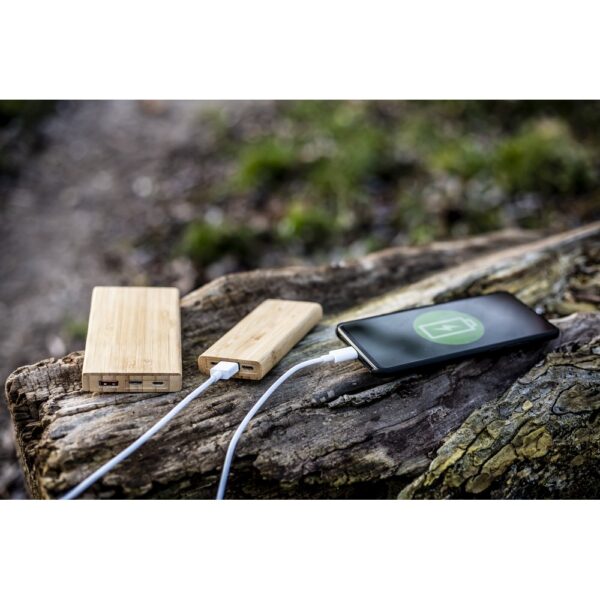 Bambusowy power bank 5000 mAh B'RIGHT | Posey Bambusowy power bank 5000 mAh B'RIGHT | Posey