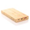 Bambusowy power bank 8000 mAh B'RIGHT | Caroline - drewno Bambusowy power bank 8000 mAh B'RIGHT | Caroline - drewno