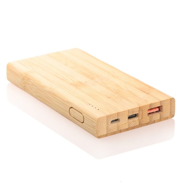 Bambusowy power bank 8000 mAh B'RIGHT | Caroline - drewno Bambusowy power bank 8000 mAh B'RIGHT | Caroline - drewno