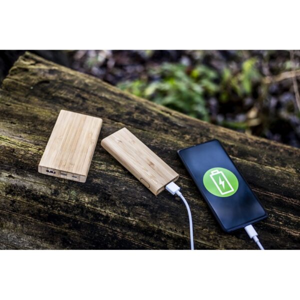Bambusowy power bank 8000 mAh B'RIGHT | Caroline Bambusowy power bank 8000 mAh B'RIGHT | Caroline