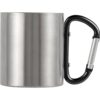 Metalowy kubek 185 ml z karabińczykiem Metalowy kubek 185 ml z karabińczykiem