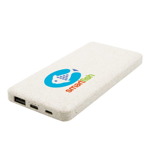 Power bank 8000 mAh ze słomy pszenicznej | Jenkins Power bank 8000 mAh ze słomy pszenicznej | Jenkins