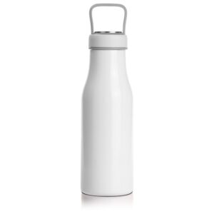 Butelka termiczna 500 ml Air Gifts, pojemnik w zakrętce | Jessica - biały