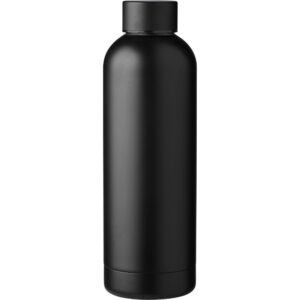 Butelka termiczna 500 ml ze stali nierdzewnej z recyklingu - czarny