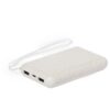 Power bank 5000 mAh ze słomy pszenicznej, ładowarka słoneczna
