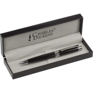 Długopis Charles Dickens® w pudełku - czarny Długopis Charles Dickens® w pudełku - czarny