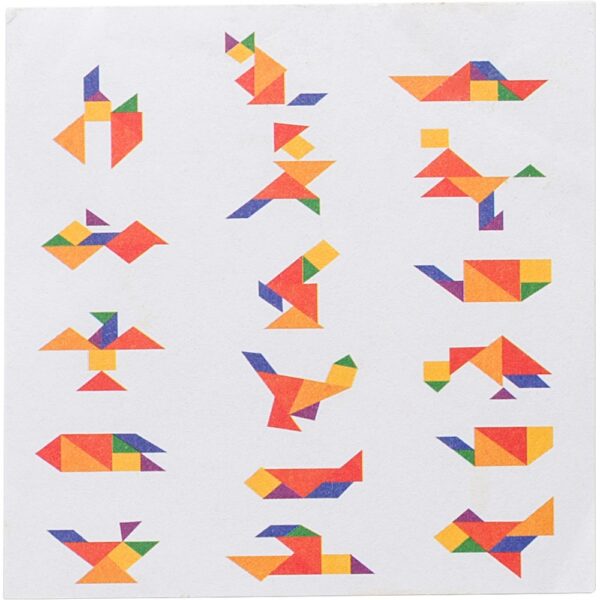 Puzzle tangram, 7 el. Puzzle tangram, 7 el.