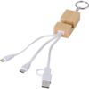 Kabel do ładowania, stojak na telefon - brązowy