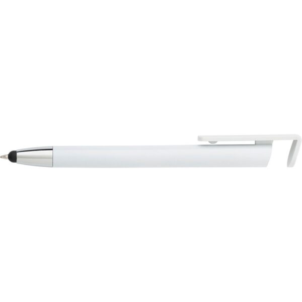 Długopis, touch pen, stojak na telefon - biały Długopis, touch pen, stojak na telefon - biały