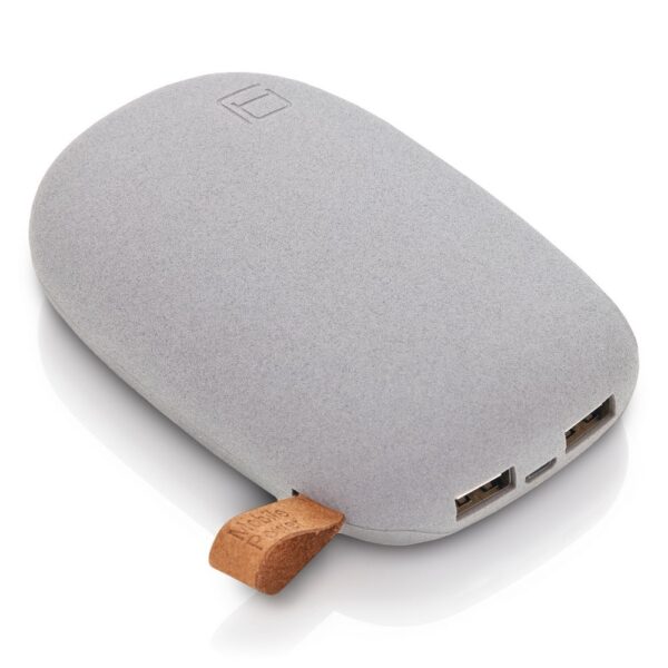 Power bank 10400 mAh Air Gifts "kamień" | Carol - szary
