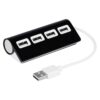 Hub USB 2.0 | Fletcher - czarny
