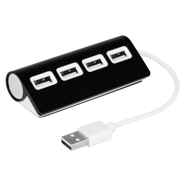 Hub USB 2.0 | Fletcher - czarny