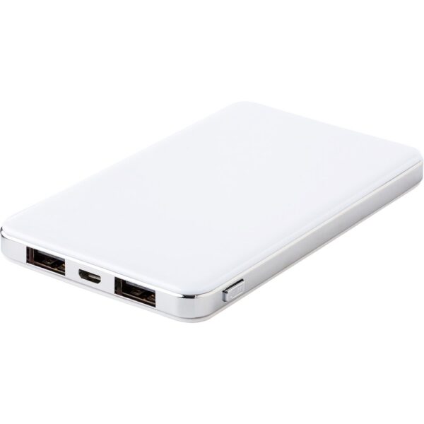 Power bank 5000 mAh - biały Power bank 5000 mAh - biały