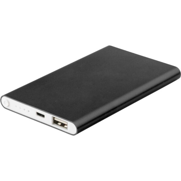 Power bank 4000 mAh - czarny