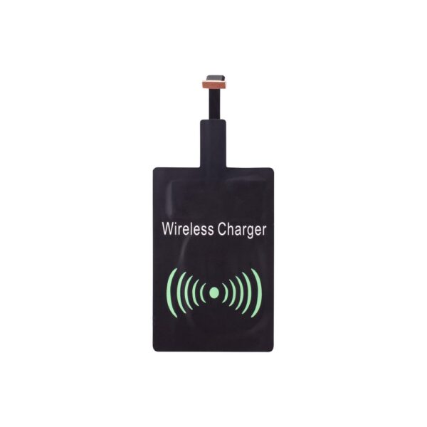 Adapter do ładowania bezprzewodowego - czarny Adapter do ładowania bezprzewodowego - czarny