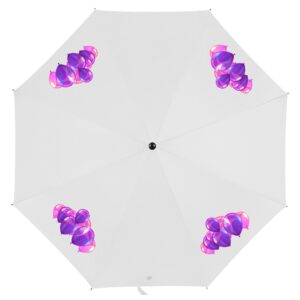Parasol manualny, składany - biały Parasol manualny, składany - biały