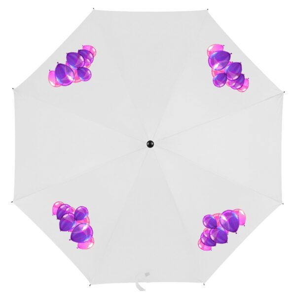 Parasol manualny, składany - biały