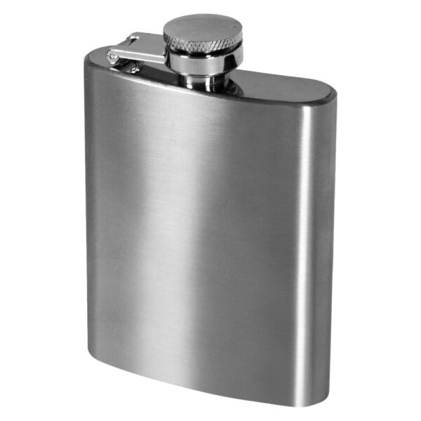 Piersiówka 100 ml | Beckett - srebrny