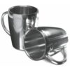 Zestaw: 2 kubki 200 ml - srebrny Zestaw: 2 kubki 200 ml - srebrny