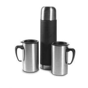 Termos 500 ml i 2 kubki 260 ml - neutralny