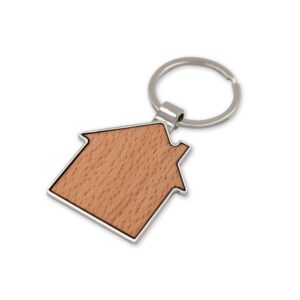Brelok do kluczy "domek" | Cedar - drewno Brelok do kluczy "domek" | Cedar - drewno