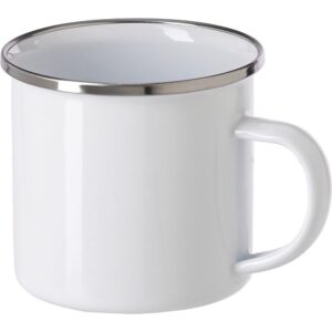 Emaliowany kubek 350 ml - biały Emaliowany kubek 350 ml - biały