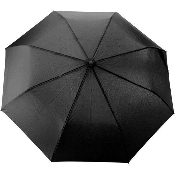 Parasol automatyczny RPET, składany - czarny Parasol automatyczny RPET, składany - czarny