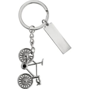 Brelok do kluczy "rower" - srebrny