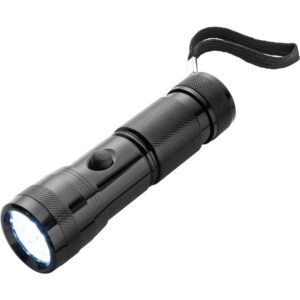 Latarka kieszonkowa 14 LED - czarny