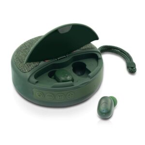 Głośnik bezprzewodowy 5W Air Gifts, radio, bezprzewodowe słuchawki douszne | Caleb - zielony Głośnik bezprzewodowy 5W Air Gifts, radio, bezprzewodowe słuchawki douszne | Caleb - zielony