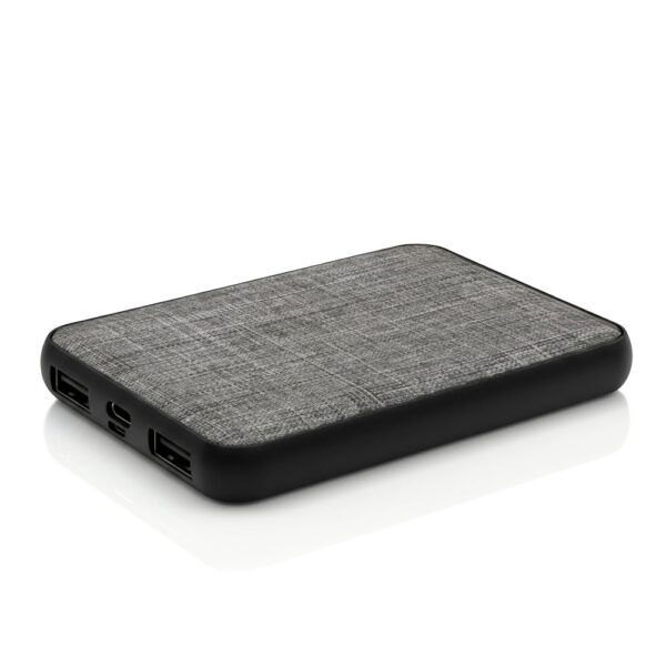 Power bank 5000 mAh RPET | Russo - szary