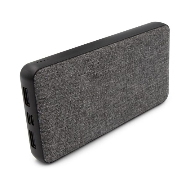 Power bank 8000 mAh RPET | Edgar - szary