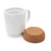 Kubek ceramiczny 370 ml z korkowym elementem | Kate