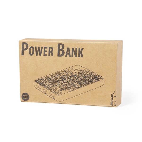 Power bank 5000 mAh RPET Power bank 5000 mAh RPET