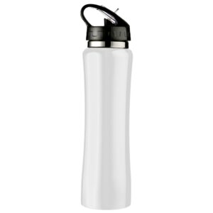 Butelka termiczna 500 ml ze słomką - biały Butelka termiczna 500 ml ze słomką - biały