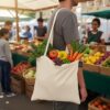Torba z bawełny organicznej na zakupy B'RIGHT | Aidan Torba z bawełny organicznej na zakupy B'RIGHT | Aidan