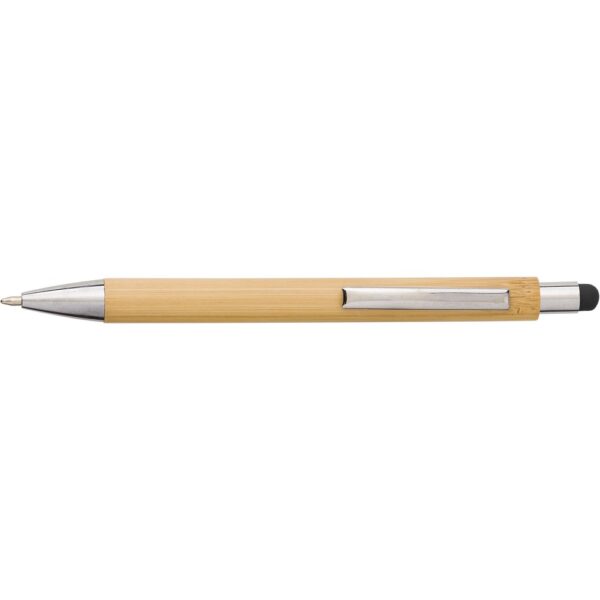 Bambusowy długopis, touch pen - czarny Bambusowy długopis, touch pen - czarny