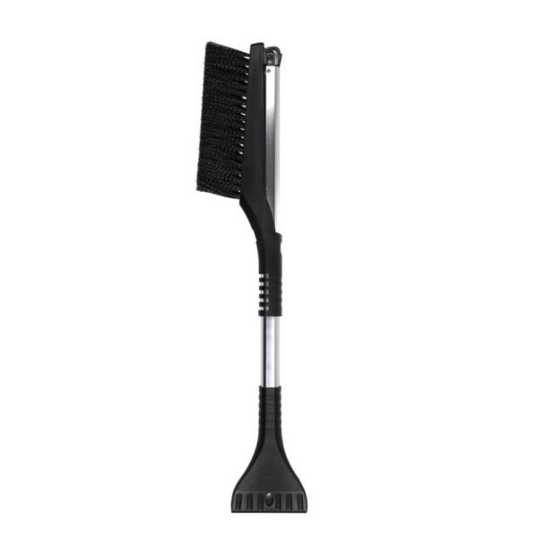 Skrobaczka i miotła do odgarniania śniegu, teleskopowy uchwyt (max. 88 cm) | Ethel - czarny Skrobaczka i miotła do odgarniania śniegu, teleskopowy uchwyt (max. 88 cm) | Ethel - czarny