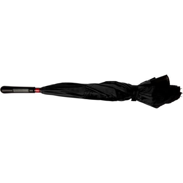 Odwracalny parasol manualny - czarny Odwracalny parasol manualny - czarny