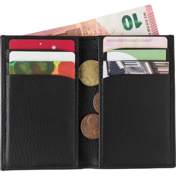 Etui na karty kredytowe, ochrona RFID - czarny