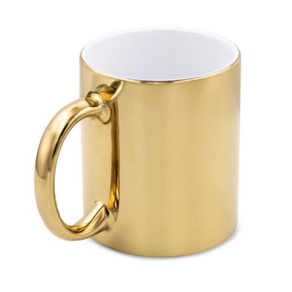 Kubek ceramiczny 350 ml | Yillka - złoty Kubek ceramiczny 350 ml | Yillka - złoty