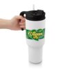 Kubek termiczny 1100 ml Air Gifts z ergonomicznym uchwytem | Ony - biały Kubek termiczny 1100 ml Air Gifts z ergonomicznym uchwytem | Ony - biały