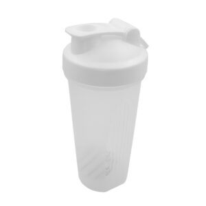 Butelka sportowa 750 ml, shaker | Urelles - biały