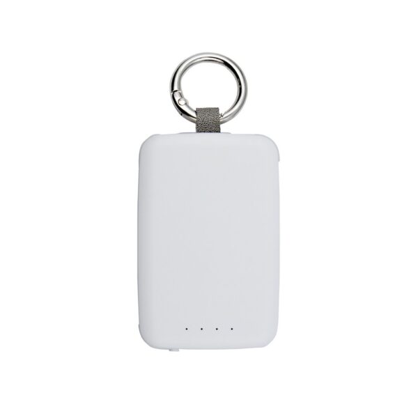 Power bank 4000 mAh, karabińczyk i lampka 1W | Dimetrice Power bank 4000 mAh, karabińczyk i lampka 1W | Dimetrice