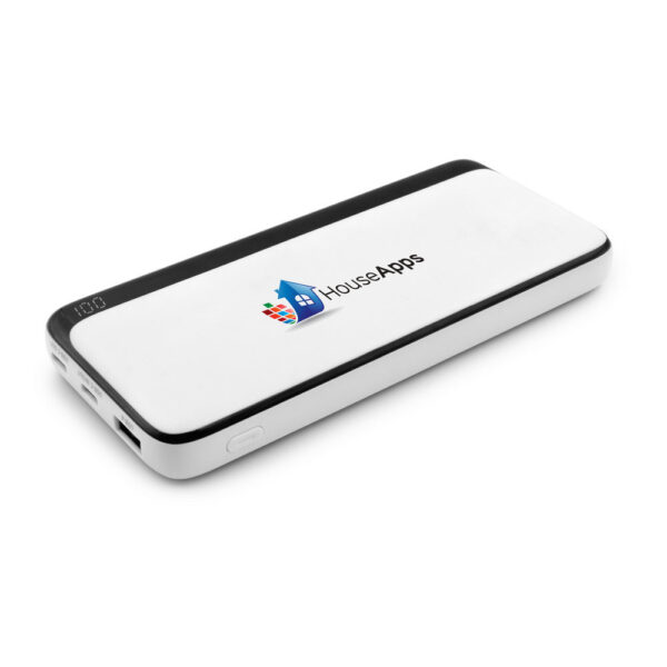 Power bank 10000 mAh | Dejerius - biały Power bank 10000 mAh | Dejerius - biały