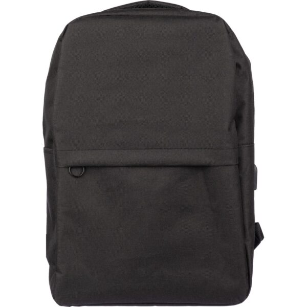 Plecak na laptopa 15" RPET - czarny